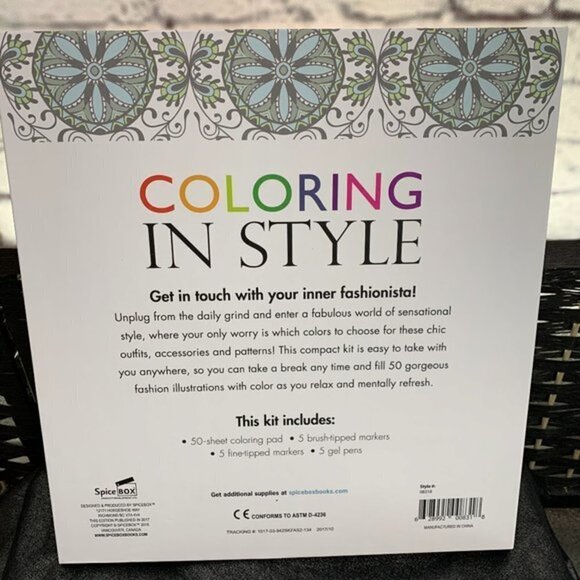 Sketch Plus Coloring in Style Kit (Fashion) - Picture 5 of 5